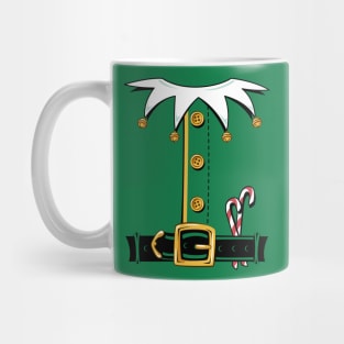 Santa's Elf Costume Shirt Christmas T-shirt Mug